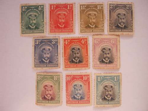 BSAC - 1913-22 DEFIN ISSUE `ADMIRALS` - PART SET OF SINGLES - UNUSED
