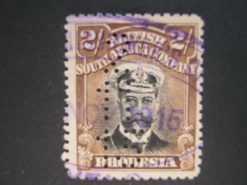 BSAC - 1913-22 DEFIN ISSUE `ADMIRALS` - 2/- BLACK and BROWN - SINGLE - FISCALLY USED