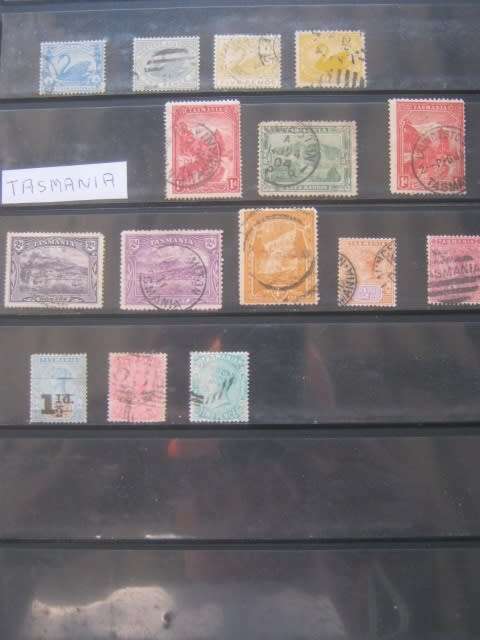 AUSTRALIA - COLLECTION OF QV STAMPS - SOUTH AUST, VICTORIA, WESTERN AUST, NSW and QUEENSLAND - USED