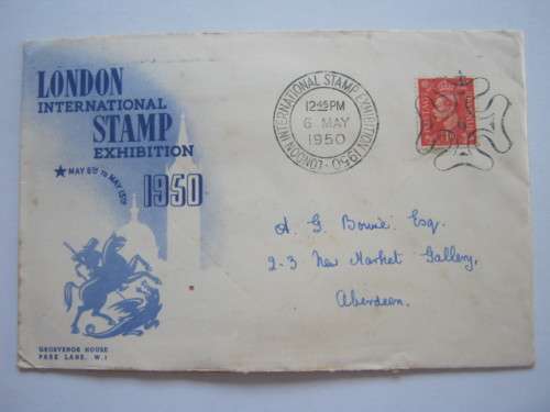 GB KGVI -  1950 INTERNATIONAL STAMP EXHIBITION, LONDON - OFFICIAL FDC