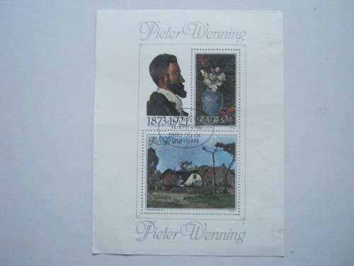 RSA - 1980 PETER WENNING - MINIATURE SHEET - CTO