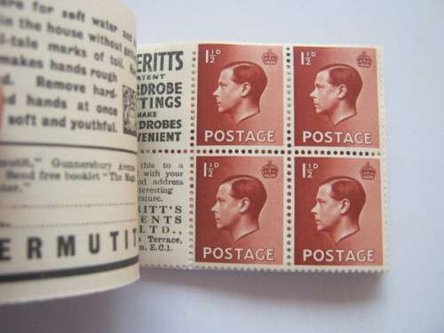 GB KEVIII - 1936 Booklet 2/- (Edition 371) - Complete