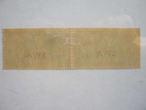 SWA - 1941-42 WAR EFFORT - 3d BLUE - PAIR - UNUSED