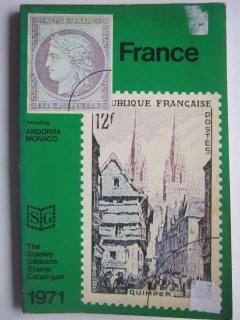 STANLEY GIBBONS STAMP CATALOGUE - FRANCE - 1971