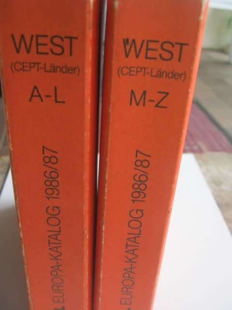 MICHEL Europa-Katalog West (in German) - 1986/87 Edition in Two Volumes