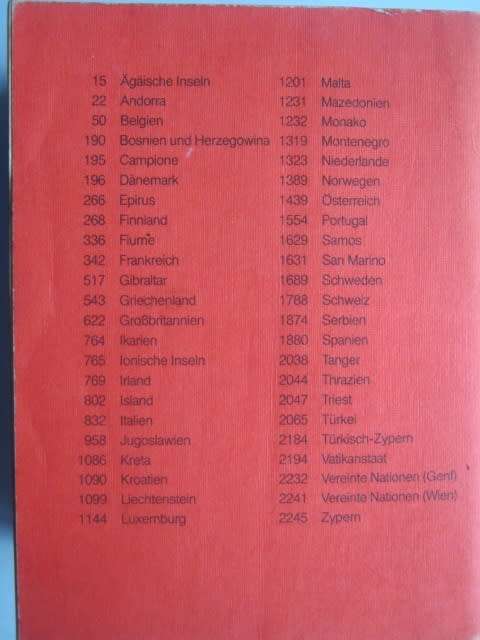 MICHEL Europa-Katalog West (in German) - 1986/87 Edition in Two Volumes