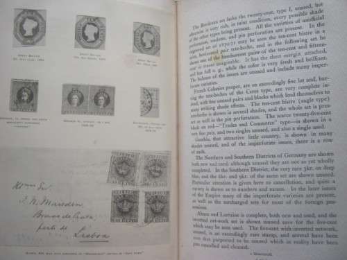 Antique Publication`Postage Stamps and their Collection` by Warren H Colson