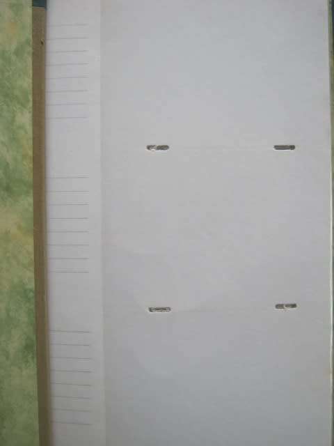 LARGE EMPTY SPRINGBACK ALBUM - 33 x DOUBLE SIDED SHEETS WITH 3 COMPARTMENTS PER PAGE