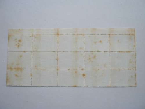 RHODESIA/NYASALAND - 1963 WORLD TOBACCO CONGRESS - 6d IMPRINT BLOCK OF 15 - UNUSED