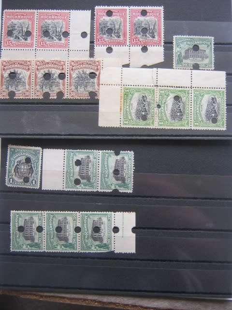 MOZAMBIQUE COMPANY - SELECTION OF TELEGRAPH STAMPS TO CLEAR