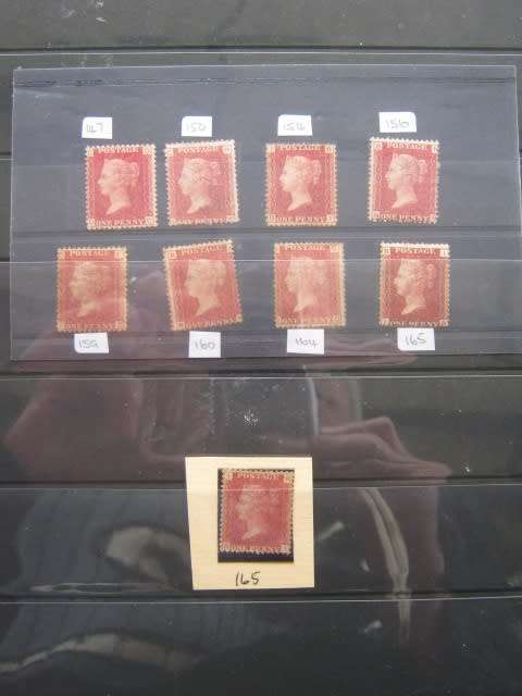 GB QV - 1837 to 1901 SELECTION OF 50 x PENNY REDS - VARIOUS PLATE NUMBERS