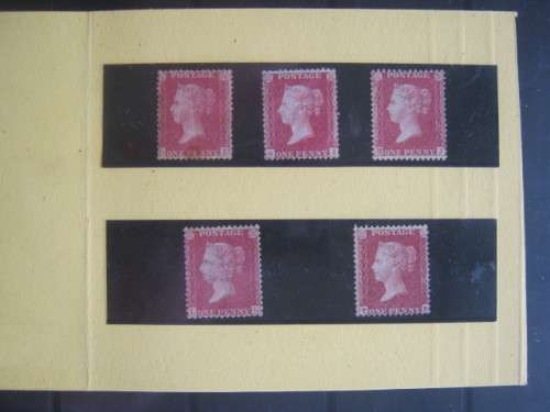 GB QV - 1837 to 1901 SELECTION OF 50 x PENNY REDS - VARIOUS PLATE NUMBERS