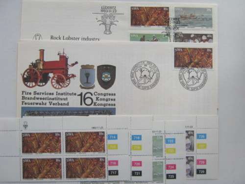 SWA - 1983 Lobster Industry - FDC # 43 plus Comm Cover plus Full Set of Controls