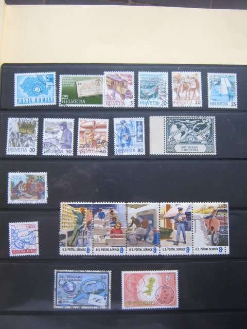 THEMATICS - THE POSTAL SYSTEM - 52 STAMPS - BID PER STAMP