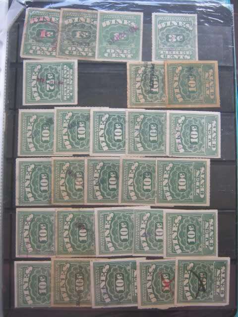 USA - Internal Revenue Wine Labels - Excellent Collection