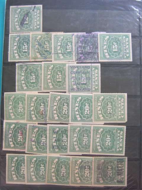 USA - Internal Revenue Wine Labels - Excellent Collection