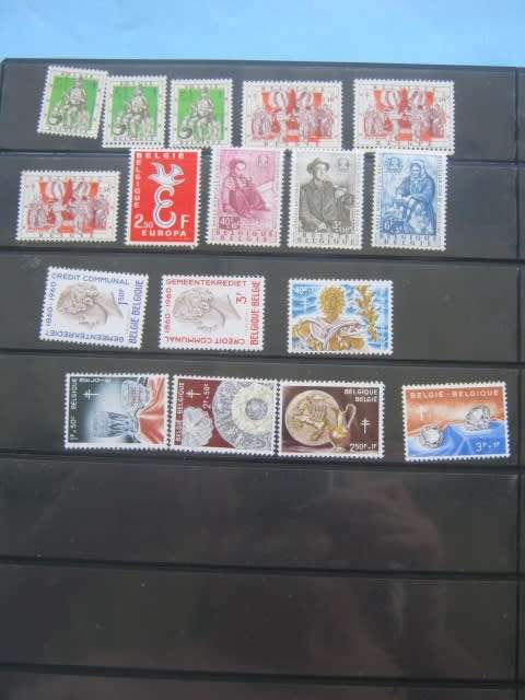 BELGIUM  - SELECTION OF MINT SINGLES TO CLEAR - MNH