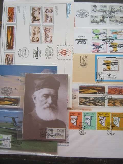 **R1 START** SWA - 1989 CLEARANCE PACK OF FDC`s, MAXICARDS and SINGLES