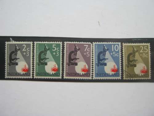 NETHERLANDS - 1955 Queen Wilhelmina ANnti-Cancer Fund - Full Set of Singles