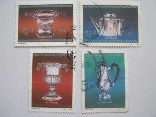 RSA - 1985 CAPE SILVER - FULL SET OF SINGLES - USED