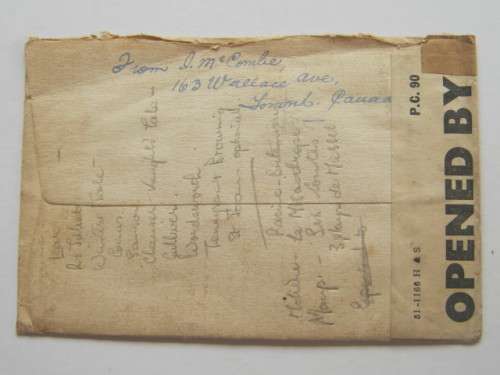 CANADA - 1945 POSTAL HISTORY - WWII CENSORED COVER - CANADA TO ENGLAND