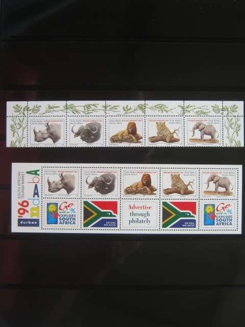 RSA - 1997 6th DEFIN ISSUE `ENDANGERED` SPECIES - FULL SET OF SINGLES plus ADDITIONAL VALUES - MNH