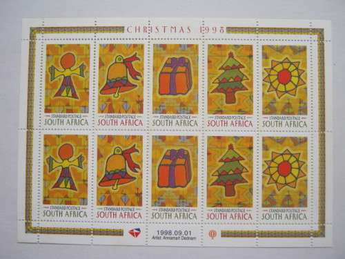 RSA - 1998 CHRISTMAS - SHEETLET OF 10 - MNH