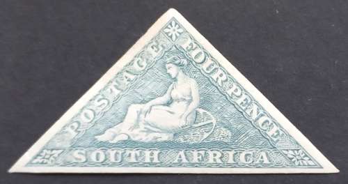 **R1 START** UNION - 1926 TRIANGULAR - 4d BLUISH GREY - UNUSED