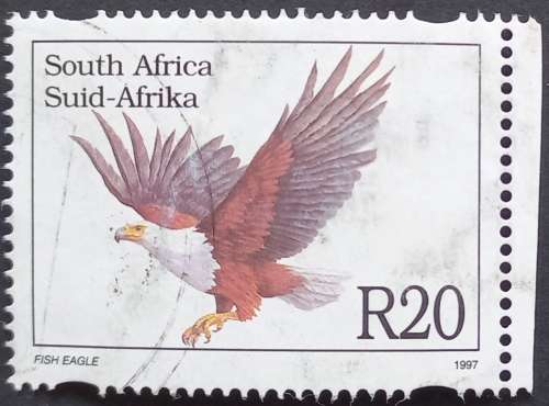 RSA - 1997 ADDT VALUE TO 6th DEFIN ISSUE R20 - SINGLE - POSTALLY USED