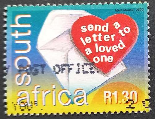 RSA - 2000 WORLD POST DAY - SINGLE - POSTALLY USED