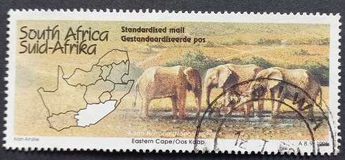 RSA - 1995 TOURISM EASTERN CAPE `ADDO NATIONAL PARK` - SINGLE - POSTALLY USED