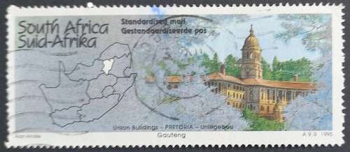 RSA - 1995 TOURISM GAUTENG `UNION BUILDINGS` - SINGLE - POSTALLY USED