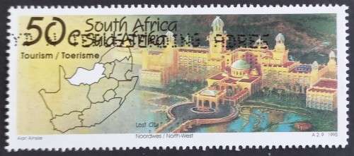 RSA - 1995 TOURISM NORTH-WEST `LOST CITY` - SINGLE - POSTALLY USED