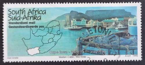 RSA - 1995 TOURISM WESTERN CAPE `WATERFRONT` - SINGLE - POSTALLY USED
