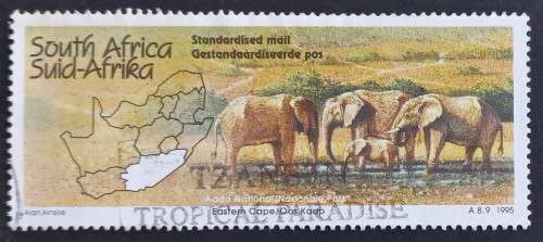 RSA - 1995 TOURISM EASTERN CAPE `ADDO NATIONAL PARK` - SINGLE - POSTALLY USED