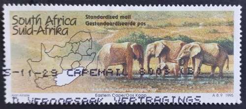 RSA - 1995 TOURISM EASTERN CAPE `ADDO NATIONAL PARK` - SINGLE - POSTALLY USED
