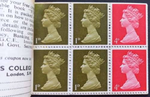 GB QEII - 1969 "Explorers" Booklet "Mary Kingsley" - 10/- Booklet - Complete