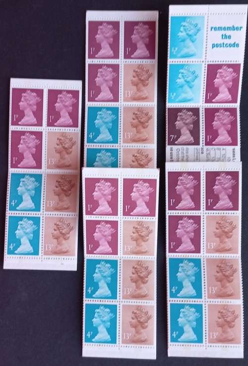 GB QEII - 1984 "Orchids" Booklets - Full Set of 4 Booklets - Complete