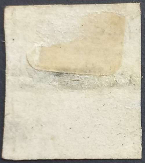 SARDINIA - 1851 DEFIN ISSUE (IMPERF) - 5c BLACK - USED