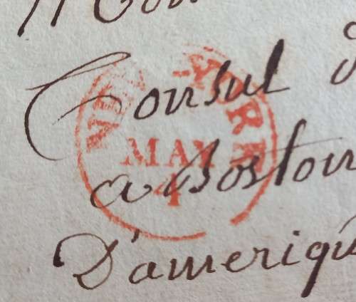 Postal History - Cover Posted Aboard Ship - thought to be about 1849
