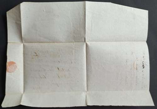 Postal History - Cover Posted Aboard Ship - thought to be about 1849
