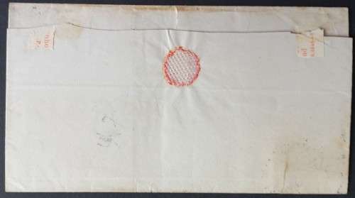 POSTAL HISTORY - 1849 COVER TO CAPE TOWN WITH POST OFFICE STAMP
