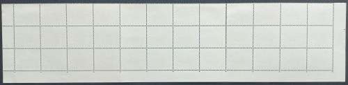 RHODESIA - 1966-70 DEFIN ISSUE (MARDON) - 1d BUFFALO (2nd PRINT) - CONTROL/IMPRINT BLOCK OF 36 - MNH