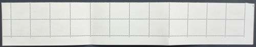 RHODESIA - 1966-70 DEFIN ISSUE (MARDON) - 1d BUFFALO (2nd PRINT) - CONTROL/IMPRINT BLOCK OF 24 - MNH