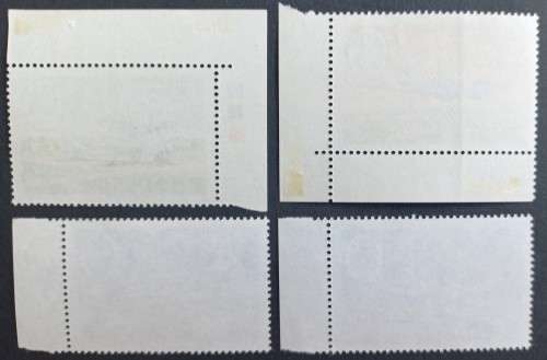 RHODESIA - 1966 20th ANNIV OF CENTRAL AFRICAN AIRWAYS - FULL SET IN MARGINAL SINGLES - UNUSED