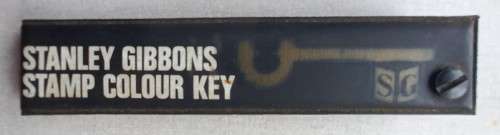STANLEY GIBBONS STAMP COLOUR KEY GUIDE - 1979 VERSION