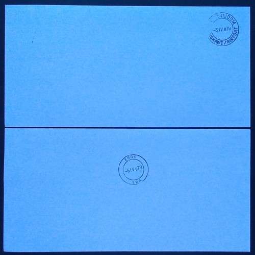 NAMIBAIR FLIGHT COVER #8&9 - 1979 INAUGRAL FLIGHT SW911 TO SW914 JG STRYDOM/SWAKOPMUND/EROS