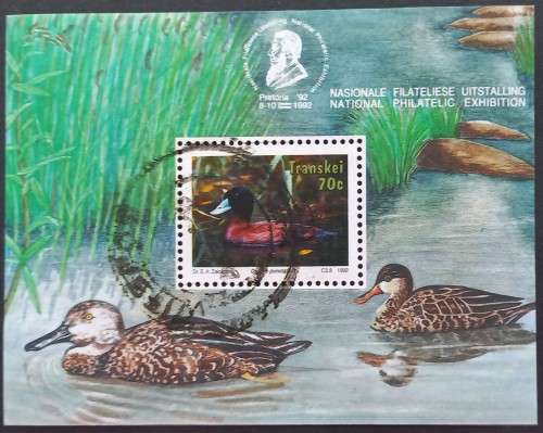 TRANSKEI - 1992 Water Fowl - Miniature Sheet - Postally Used