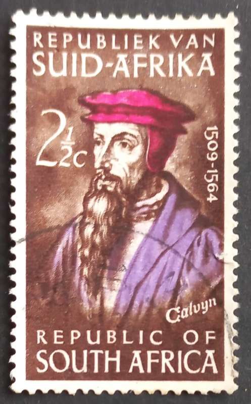 RSA - 1964 400th ANNIV OF CALVIN`s DEATH - SINGLE - POSTALLY USED