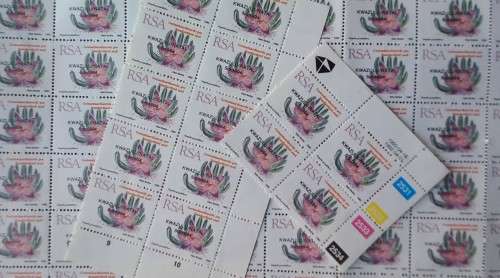 INTERESTING LOT - RSA 1993 ADDT VALUE OPTD `KWAZULUNATAL 5.5.1994` - `STD` COMM COVER AND BLOCKS